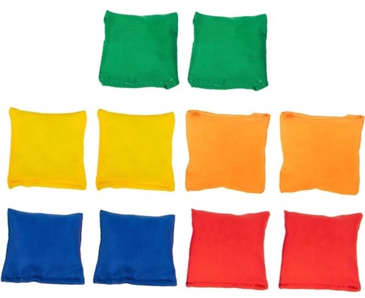 Kisangel 10 stuks delen jongen meisje zandzak speelgoed Bean Bag Toss voor buitenfeestjes recreatie motorische vaardigheden coördinatie