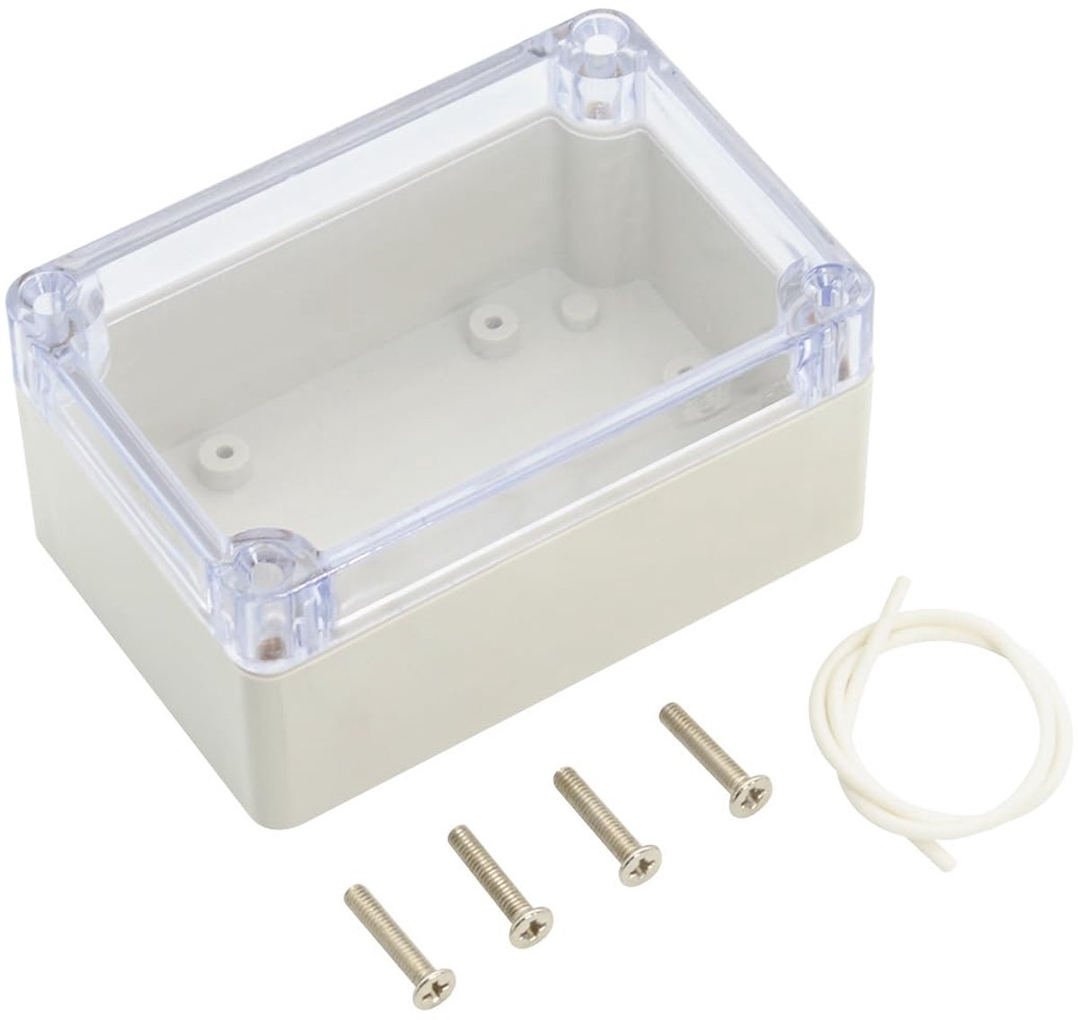 LeMotech IP65 Socket Box Made of ABS Plastic Waterproof and Dustproof with Transparent Transparent Lid for Indoor and - ShopVlot