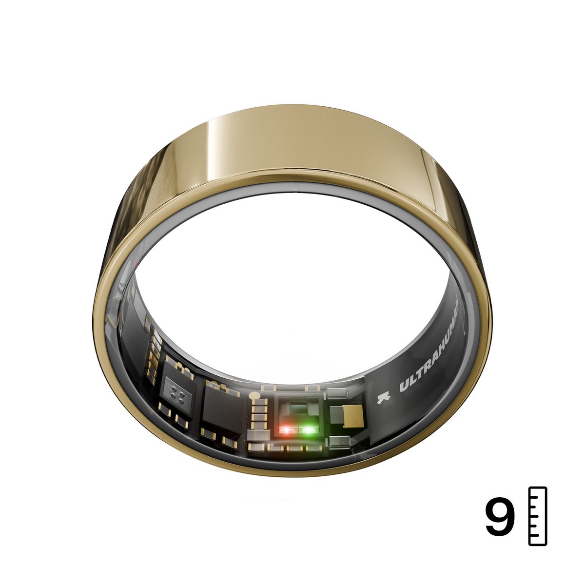 Ultrahuman AIR Smart Ring, Bionic Gold - Grootte 9
