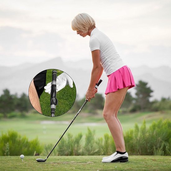 2 Stuks Golf Grip Trainingshulpmiddelen, Swing Trainer Grip, Polsband voor Correctie van Swinghouding en Uitlijning voor Beginners en Gevorderden — afbeelding 4