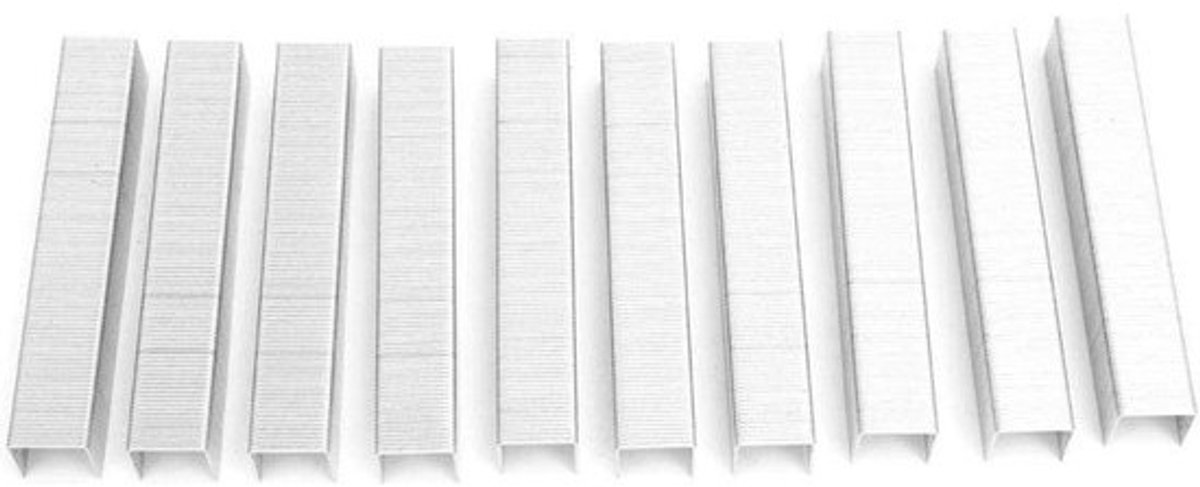 Allecto Plus - 1000 sterke standaardnietjes voor zwaar gebruik - 13 mm beenhoogte - 40-100 vellen capaciteit