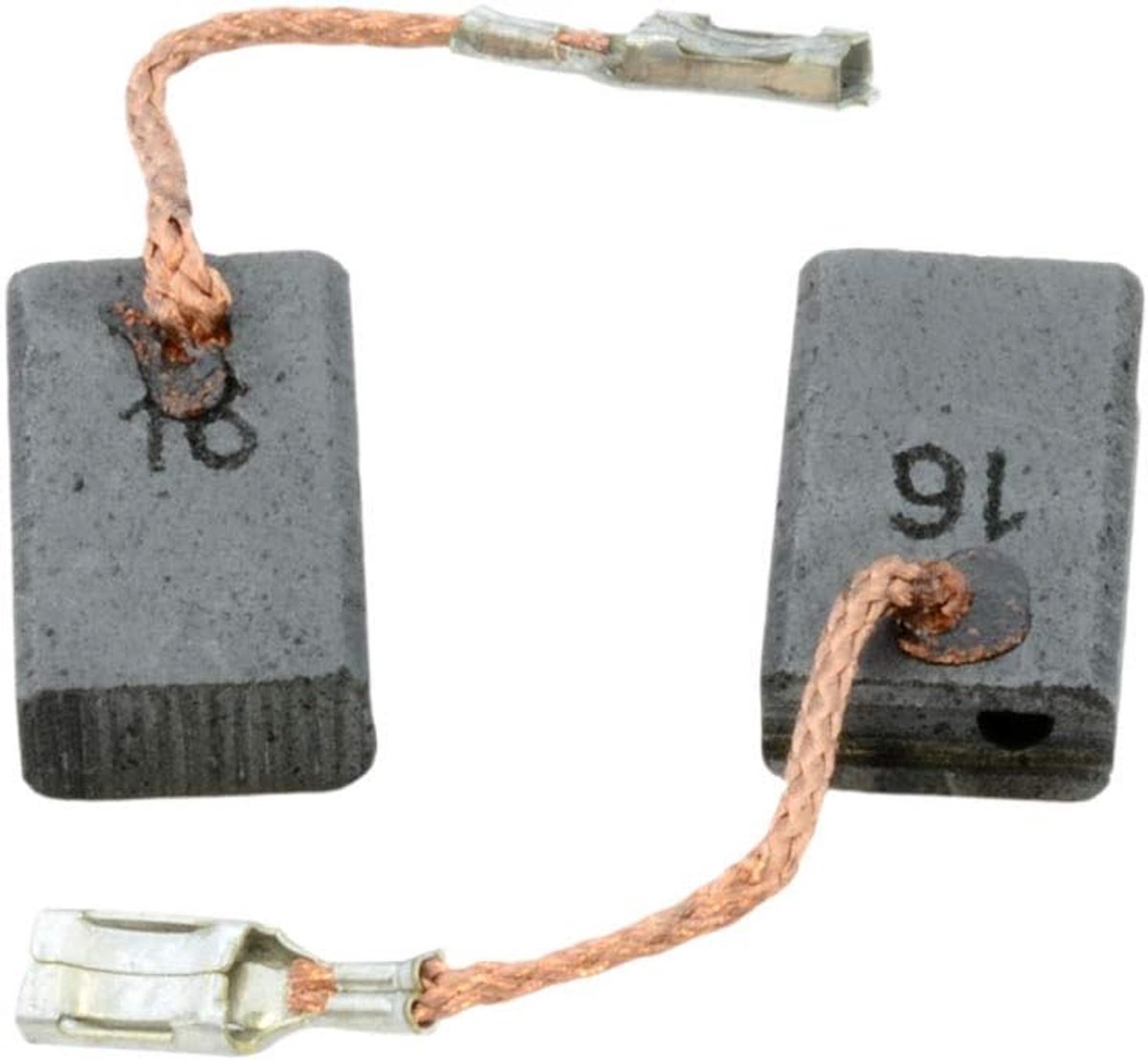 Koolborstels voor Bosch GWS 1400 slijper - 5 x 10 x 16 mm - Met Automatische Stop