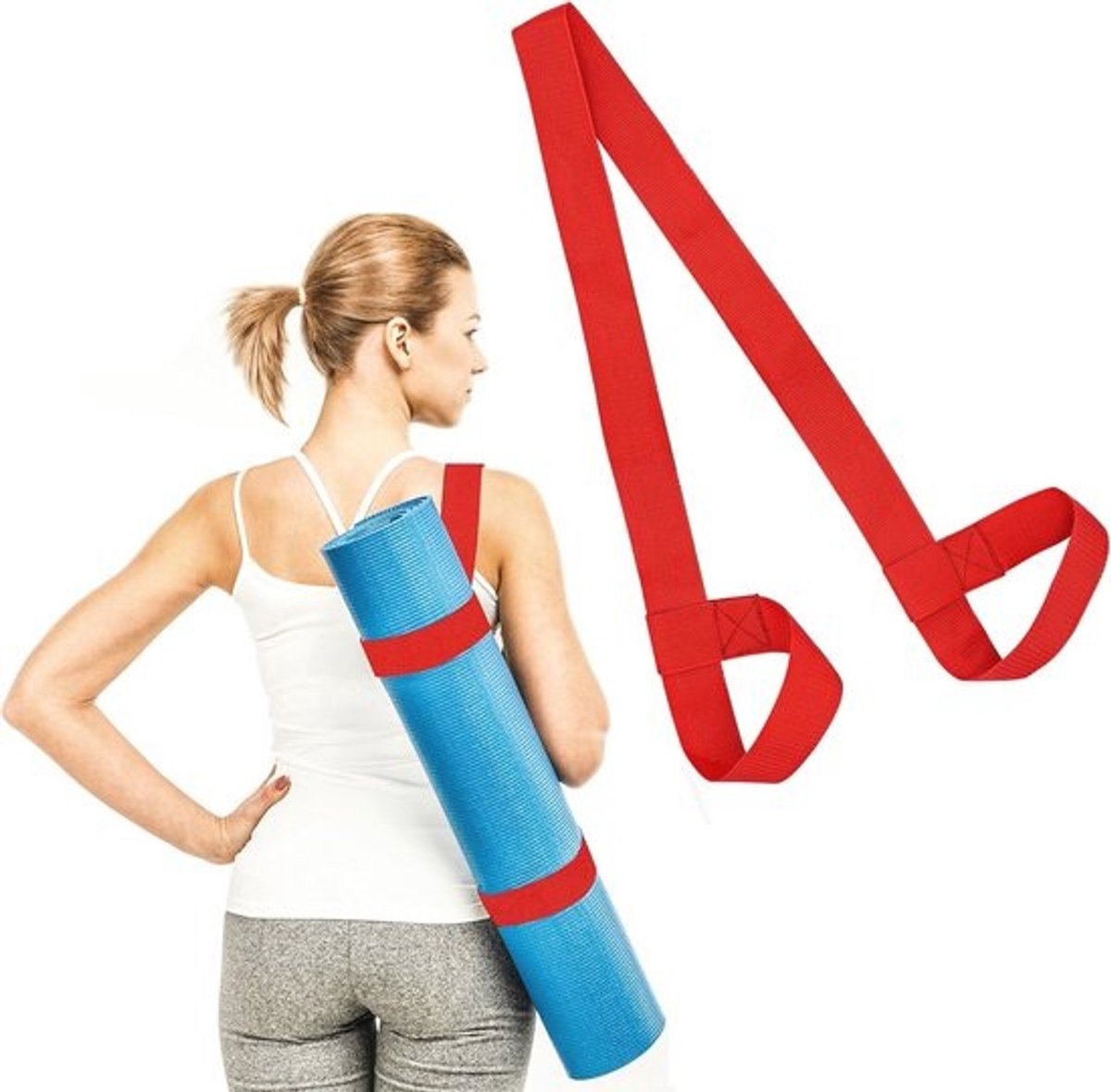 Yogamat-draagriem - Multifunctionele en verstelbare draagdoek voor yogamatten