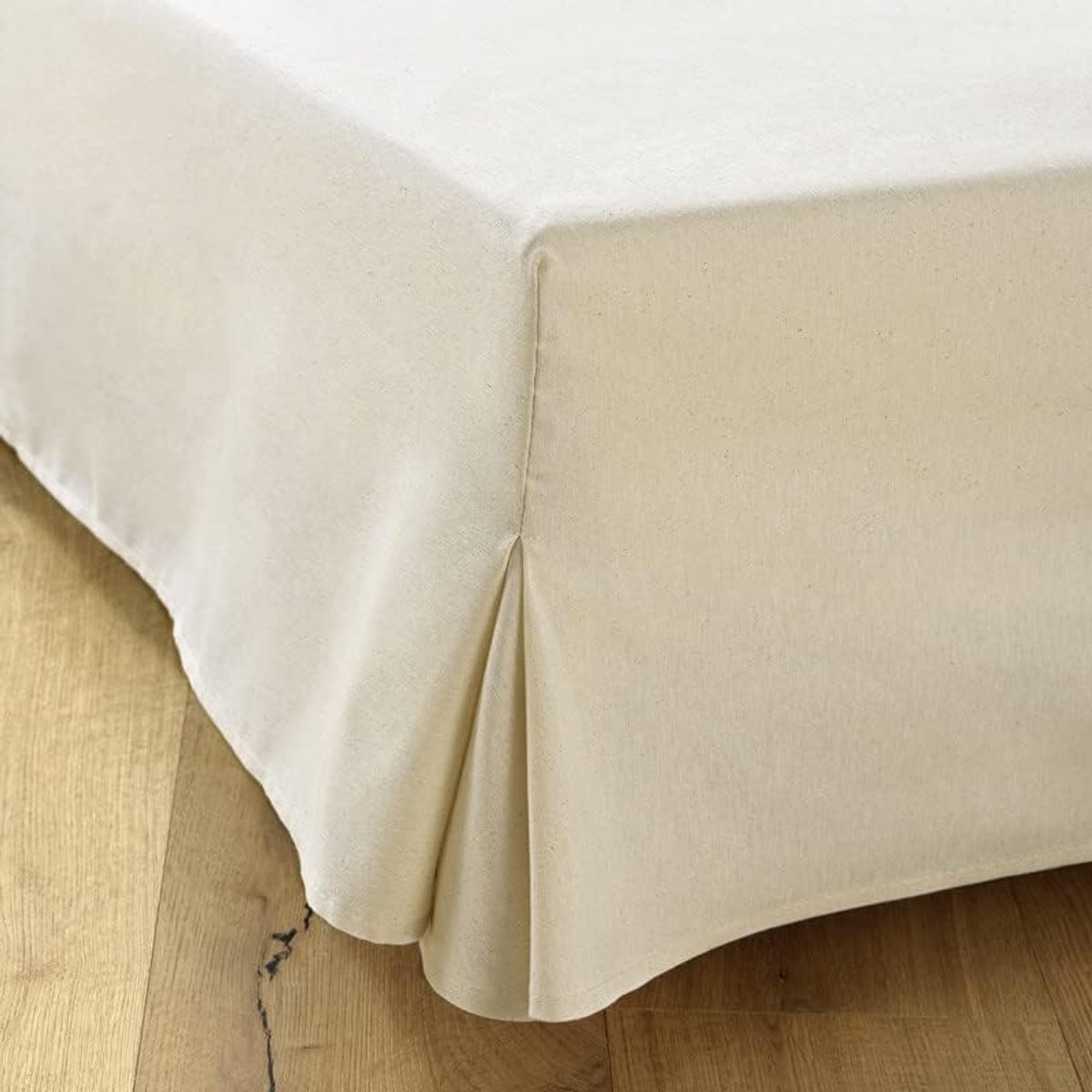 Bedrok 180x200 Ecru | 4 Zijden met een Hoogte van 30 cm | Gemaakt in Europa