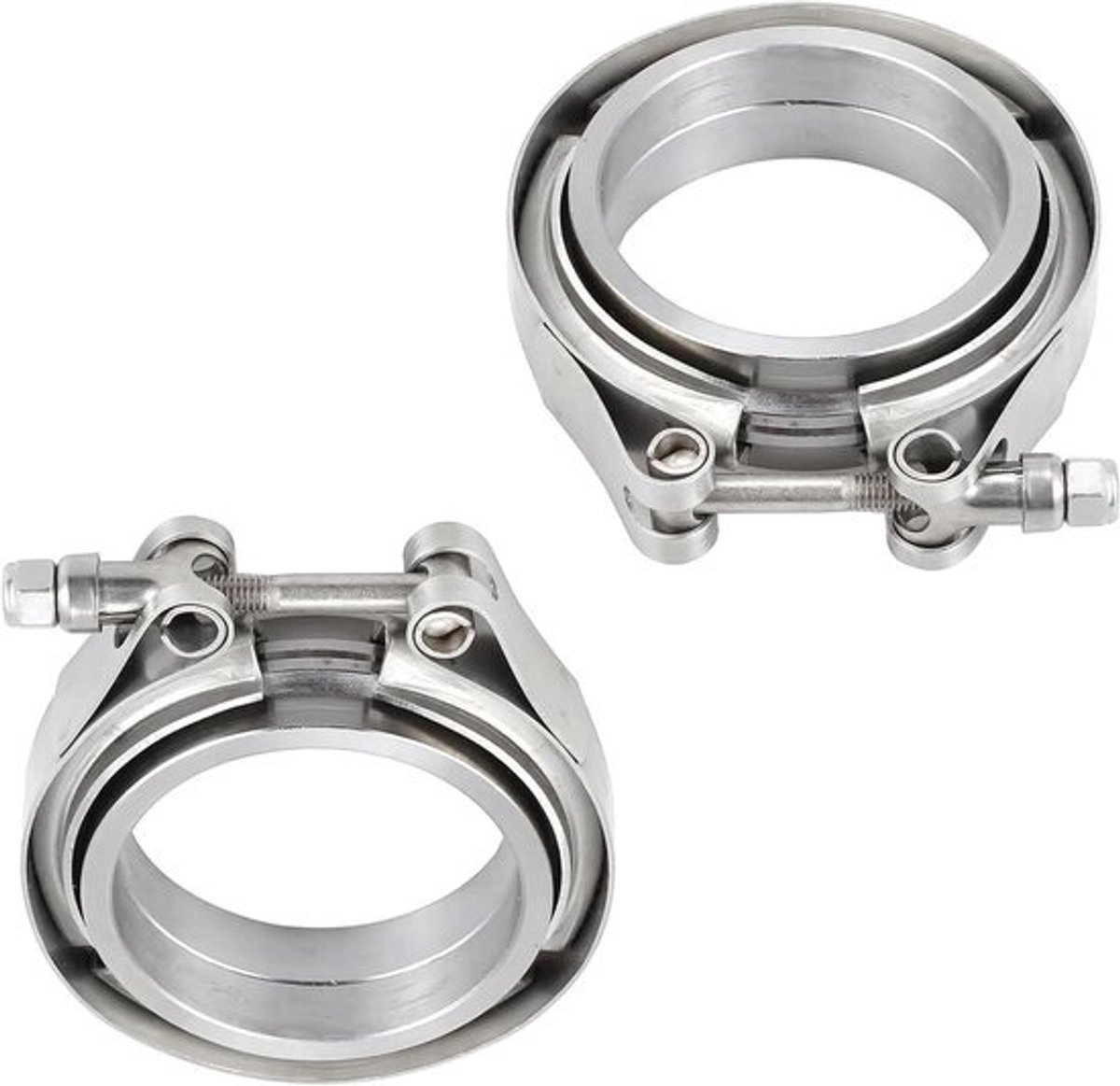 63 mm V-bandklem - roestvrij staal - met flenzen - benodigdheden - turbo-uitlaatsysteem
