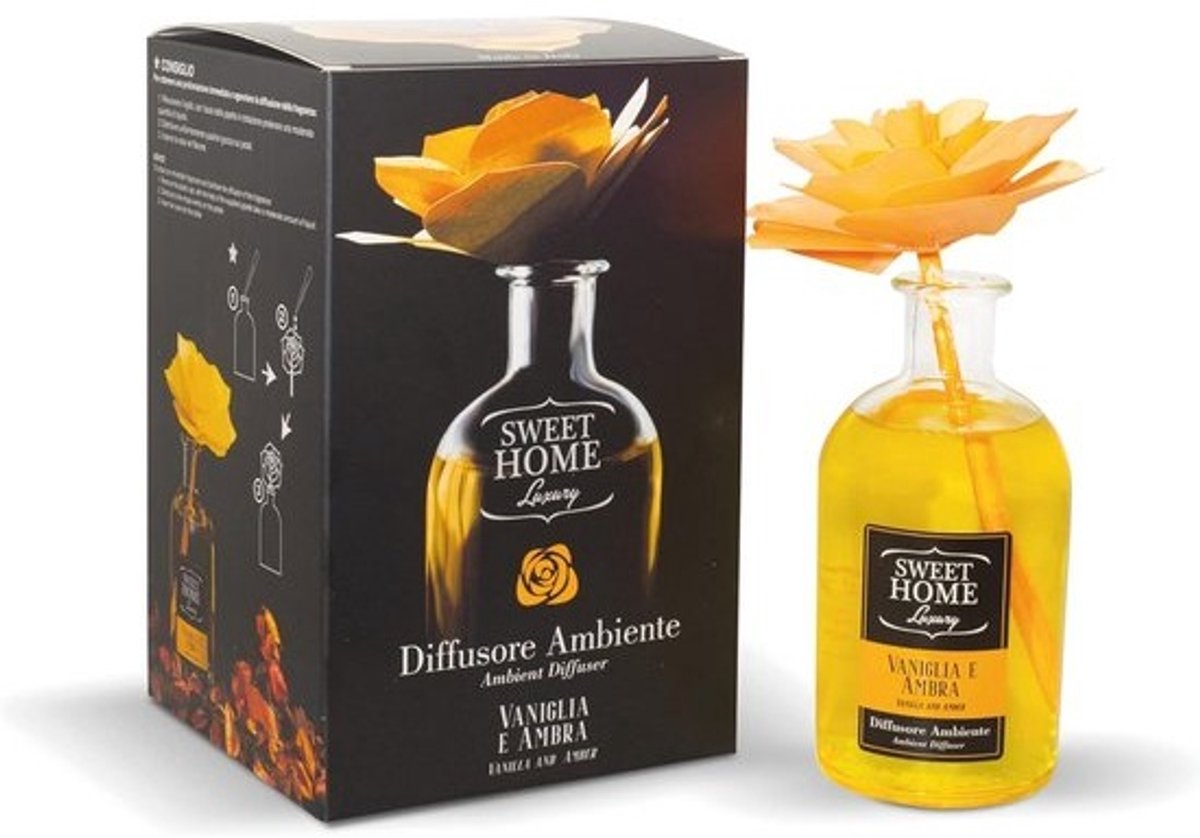Luxe kamergeur - Vanille en amber - 250 ml