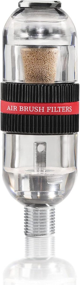 Premium Airbrush Inline mini-luchtfilter watervochtige olieval, scheidingsset voor aansluiting op airbrush en slang met 1/8 inch schroefdraad