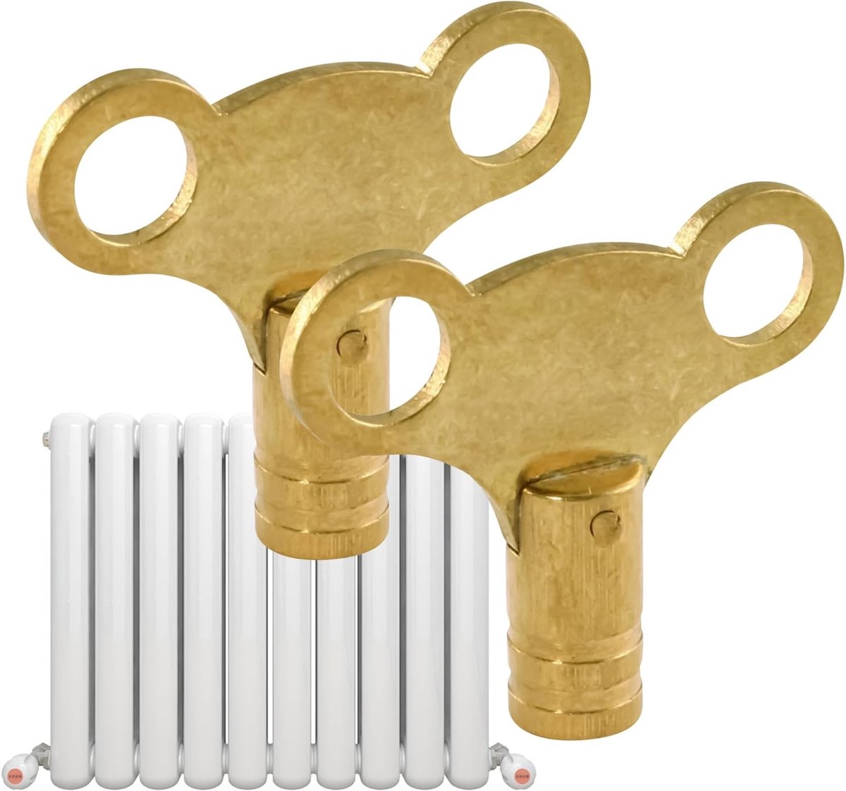 Ontluchtingssleutel voor radiatoren, 2 stuks anti | slip accessoires voor radiatoren, ontluchtingsventiel voor radiatoren, voor cruiseschep, woonkamer, huis