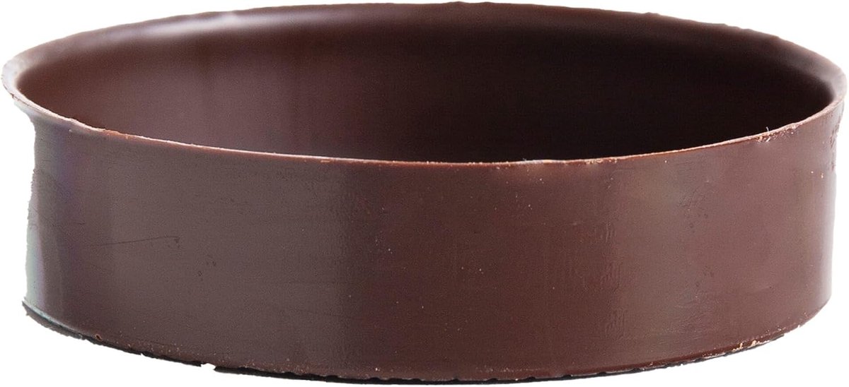 Donkere chocolade tartelette beker (groot), 66 stuks