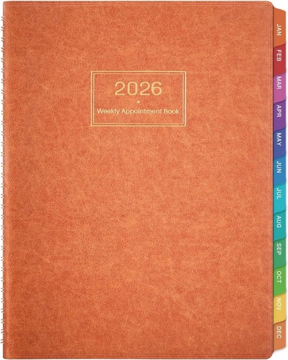 Wekelijkse agenda A4-formaat 2026 gebonden