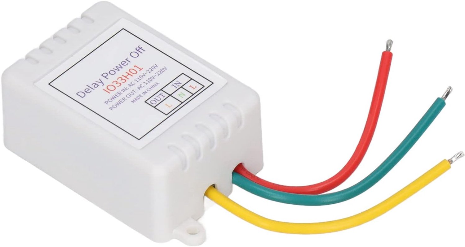 Timer relais - instelbare vertraging - compacte schakelaar - ideaal voor verlichting - ShopVlot