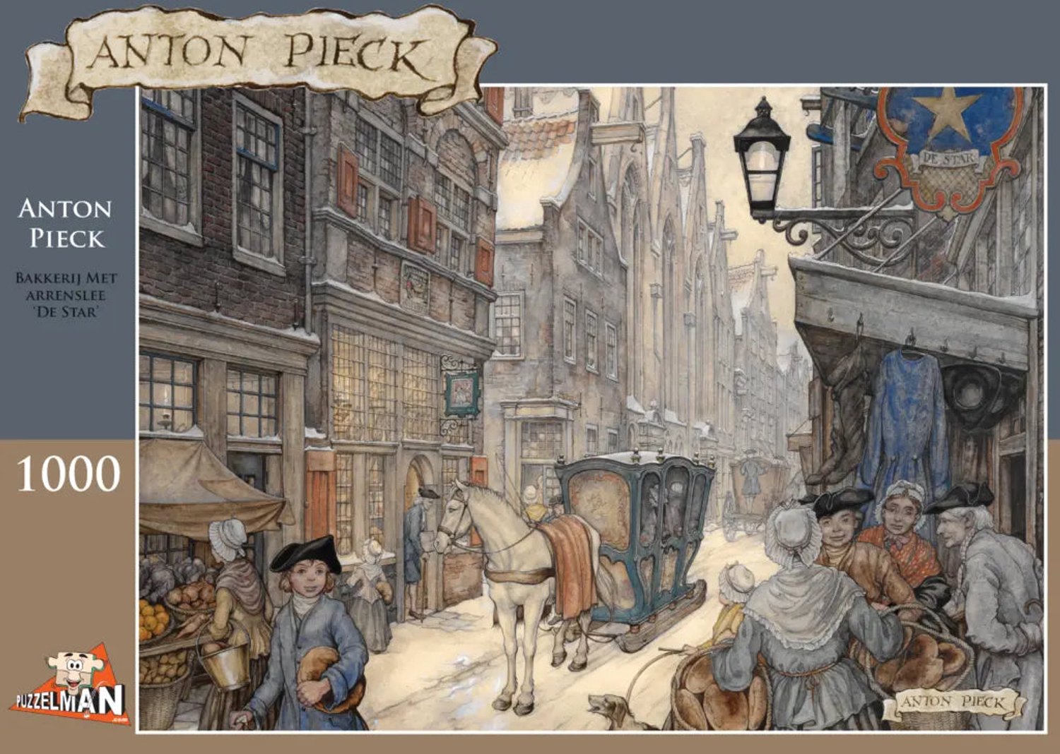 Anton Pieck Bakkerij de Star Puzzel 1000 Stukjes