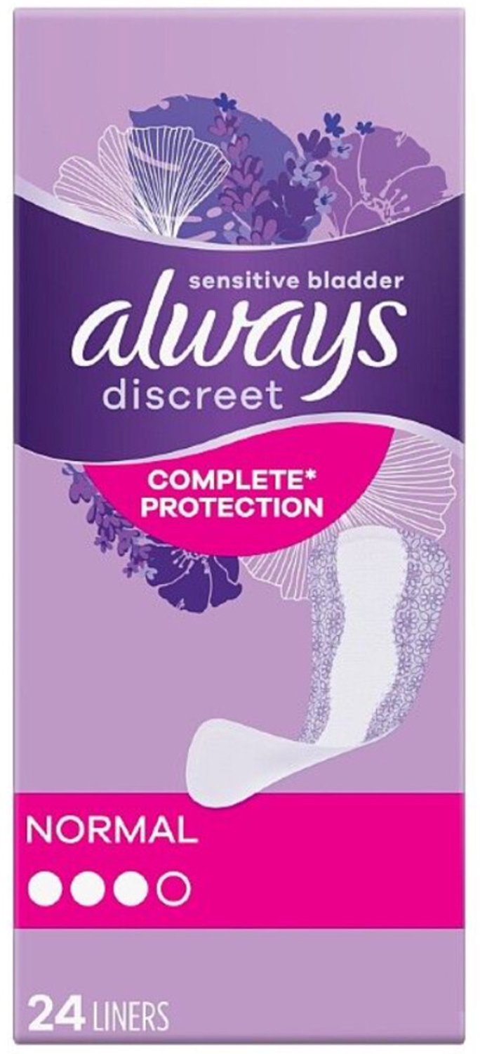 Always - Discreet Inlegkruisjes Normal - 4 x 24 stuks - Voordeelverpakking