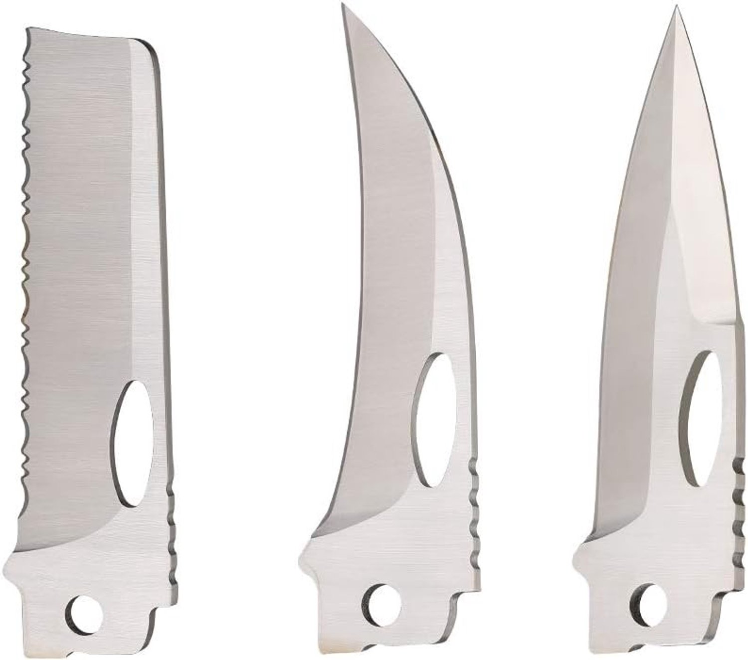 Vervangbare mesjes voor frontbevestiging, roestvrij staal, geschikt voor diverse toepassingen, 10.6 x 4.1 x 1.8 cm