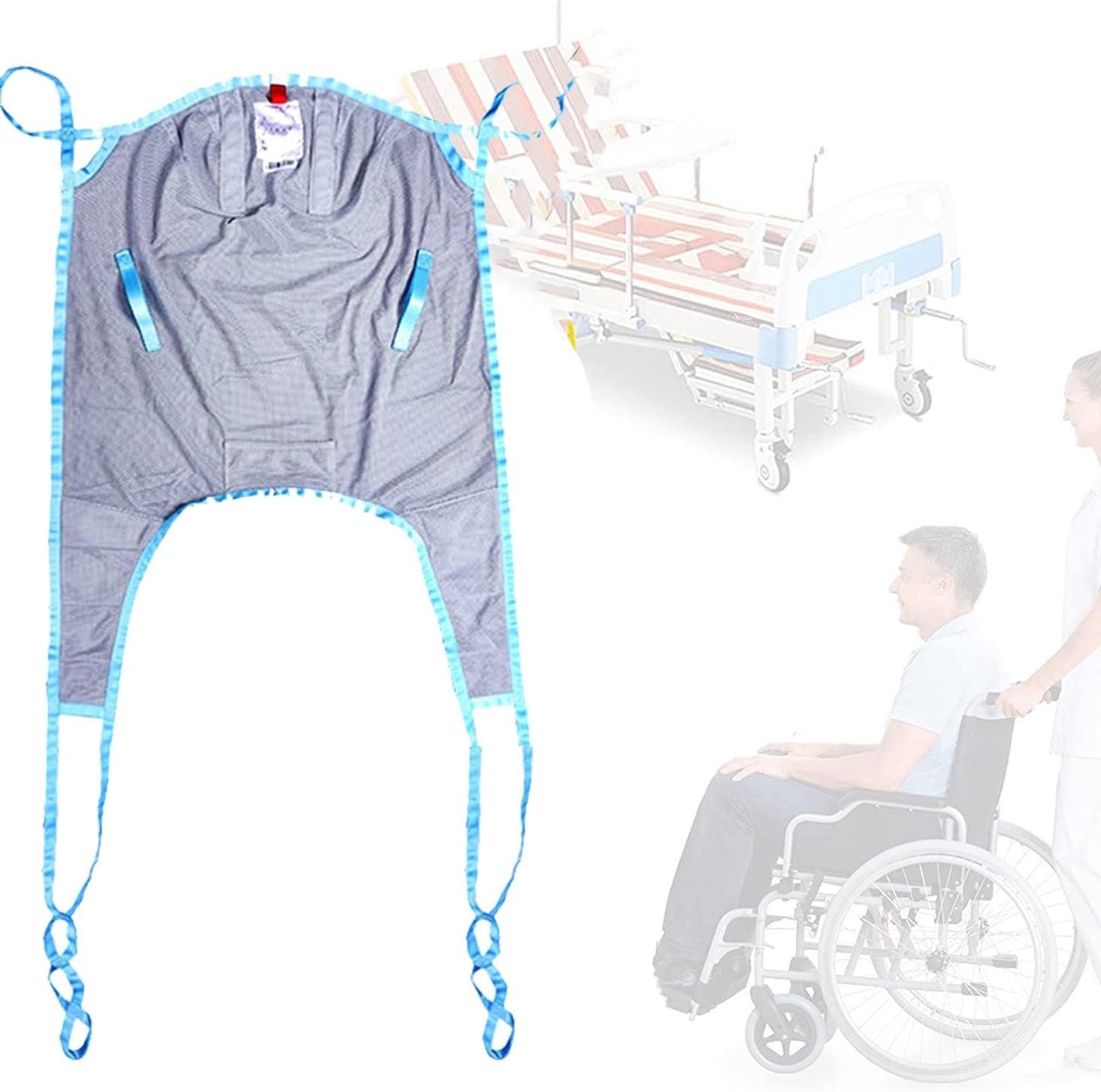 Patiëntenlift Toiletband Grote Meshband Voor Douche Thuisgebruik, Vierpunts Ondersteuning Doucheband Liftband Staande Loophulpmiddelen Bandband Voor Ouderen Klein,S