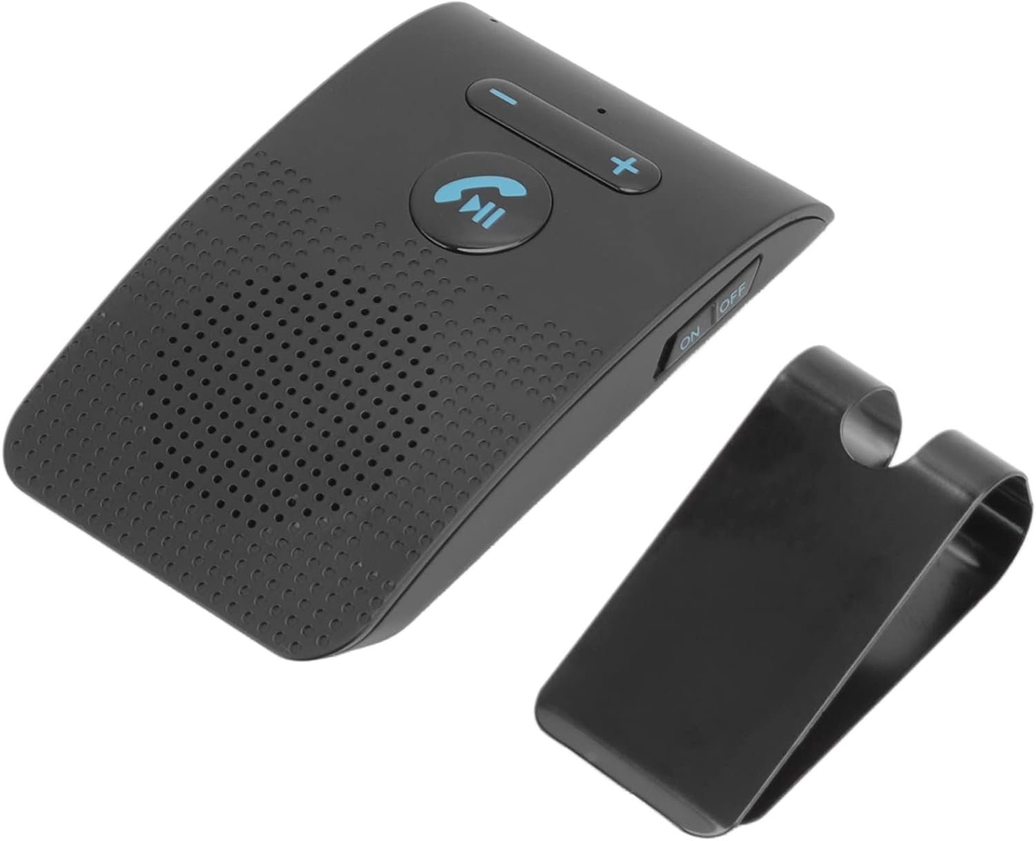 Draadloze Autoluidspreker Handsfree Mp3-speler met Achterclip Trillingssensor Bluetooth 5.0-luidspreker voor Veilig Rijden Alle Modellen