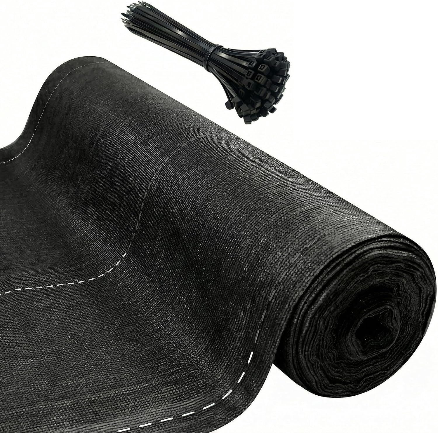 Inkijkwerend hek, 1,8 x 10 m, HDPE, 150 g/m², inkijkbescherming, uv-bestendig, winddicht, ademend, met ogen en kabelbinders, inkijkbescherming voor tuin, balkon, antraciet
