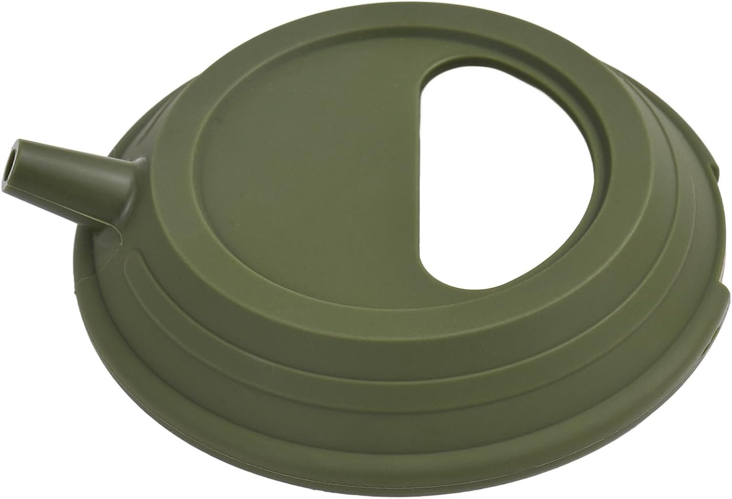 Kampeer Theepot Deksel, Voedselveilig Silicone 12,5 Cm (OD Green)