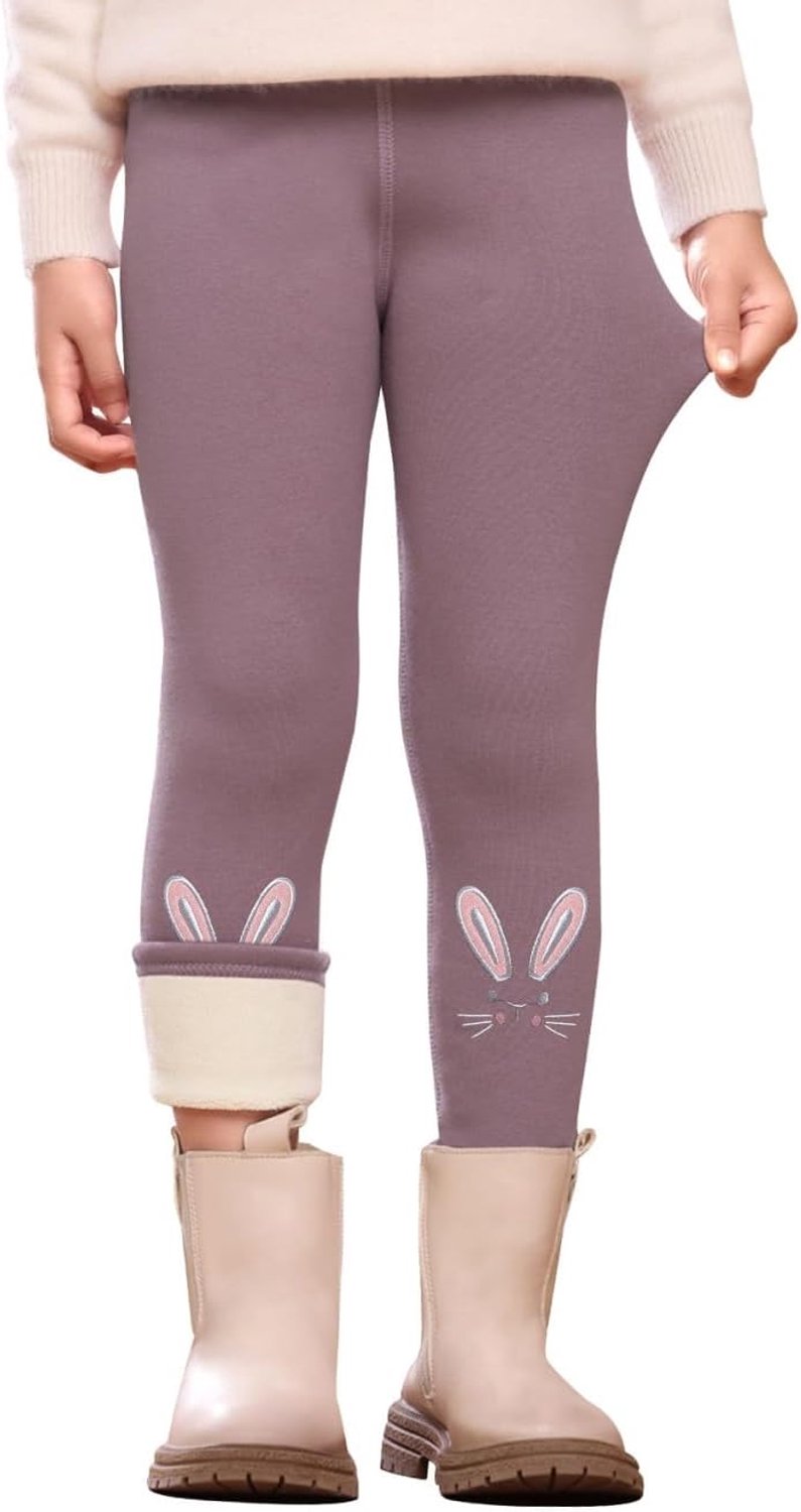 Kinderthermolegging Legging met Fleecevoering Warm Zacht en Rekbaar