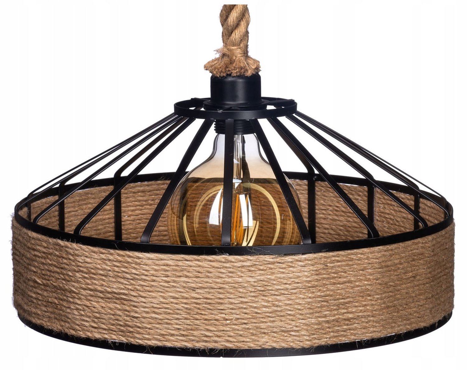 Savana Jutelamp Retro Boho 40cm - Natuurlijk & Sfeervol