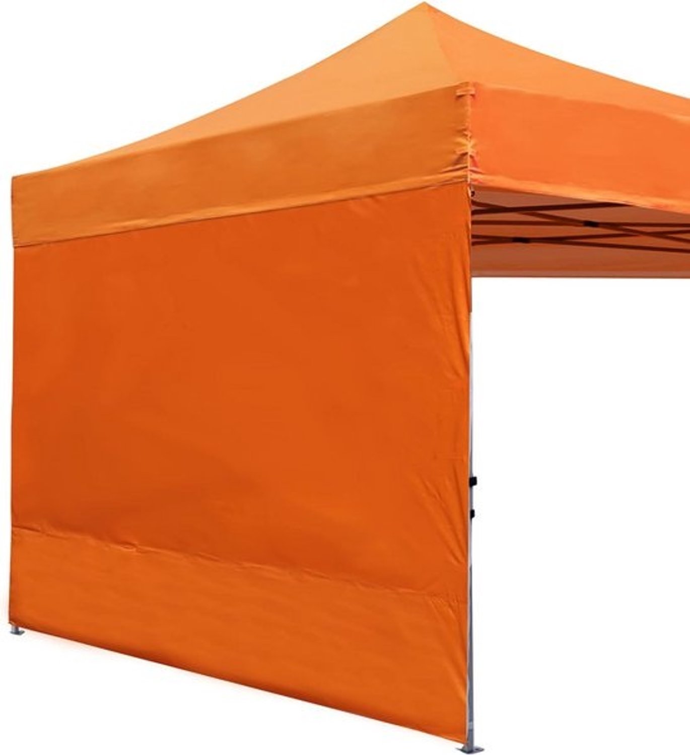 Zijwand voor partytent 3x3m - Losse rechthoekige tentwand - Waterafstotend oranje