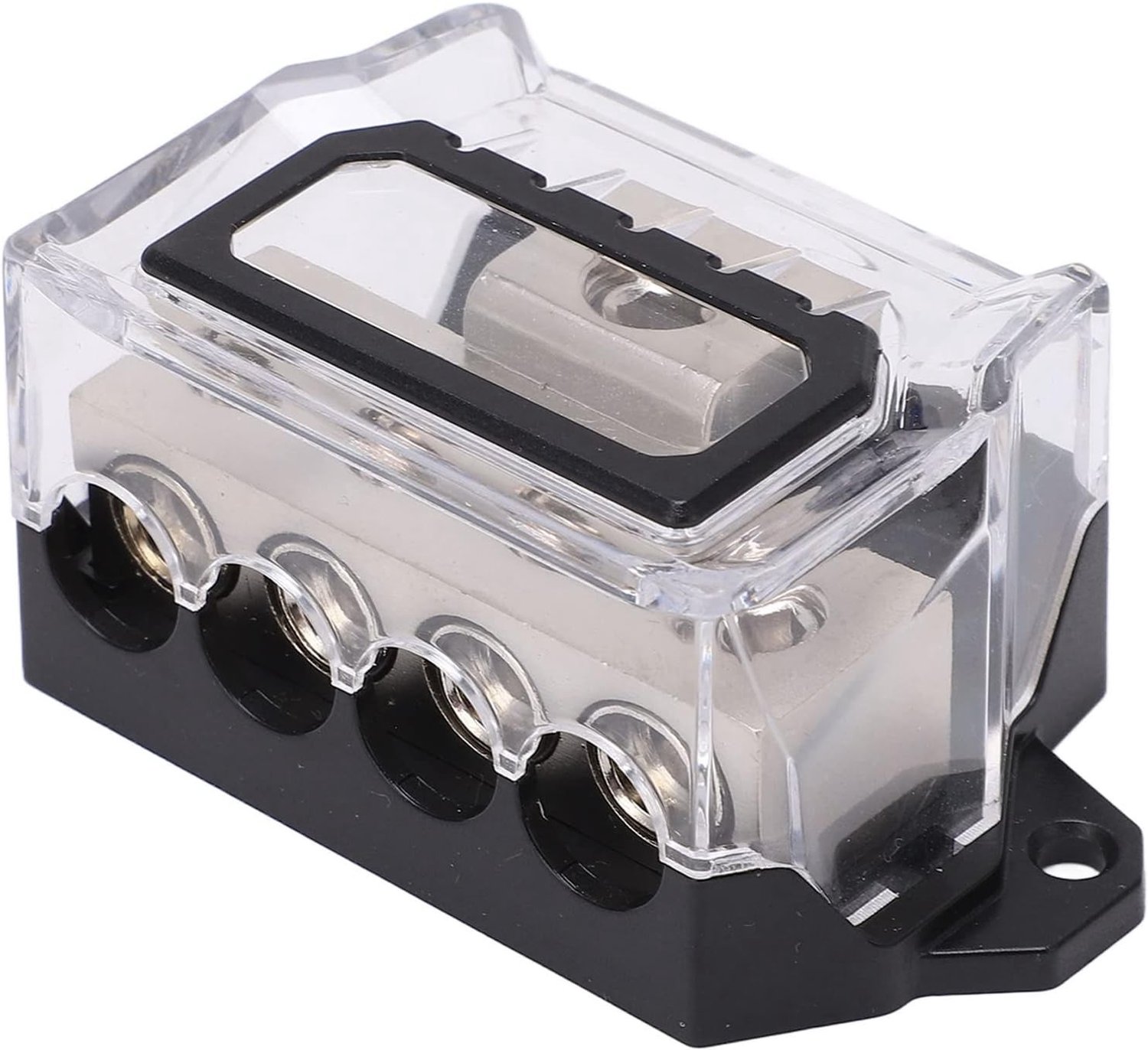 Power Distribution Block voor Auto's en Botens, 0 Gauge tot 4 Gauge Aardverdeling, Audio Splitter van Zinklegering met Nikkelcoating