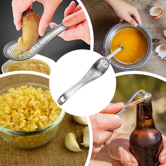 Handmatige groentestamper - Ergonomische maalmachine met lange steel, geperforeerde voedselzeef, creatieve aardappelperspers | Niet-stick buitenlaag coating, professionele keukenbenodigdheden voor — afbeelding 3