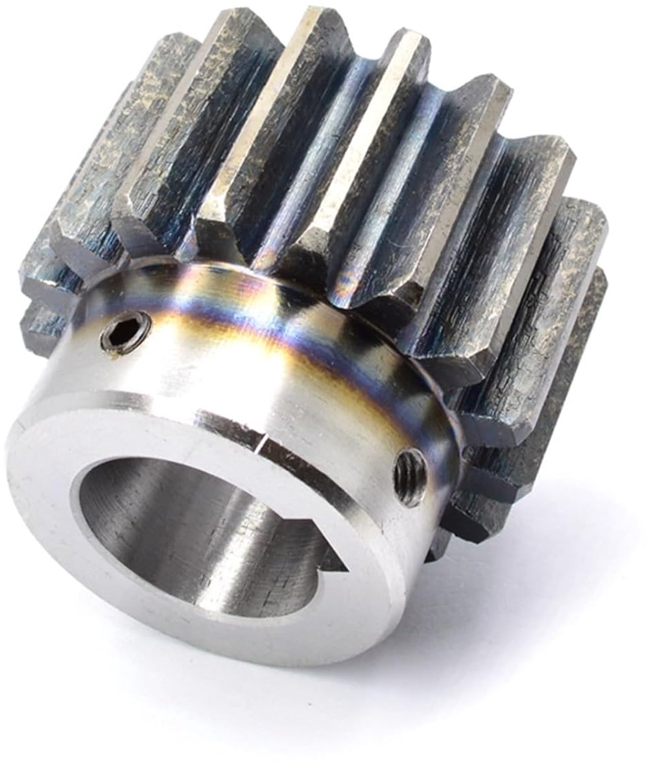 1 stuk 2,5 module 32T rechte tandwielen met spiebaan boring 20/22/24/25/28/30/32/35/40 mm 45# stalen Boss tandwielmotor rondsel voor CNC-apparatuur(32T Bore 25mm+keyway 8mm)