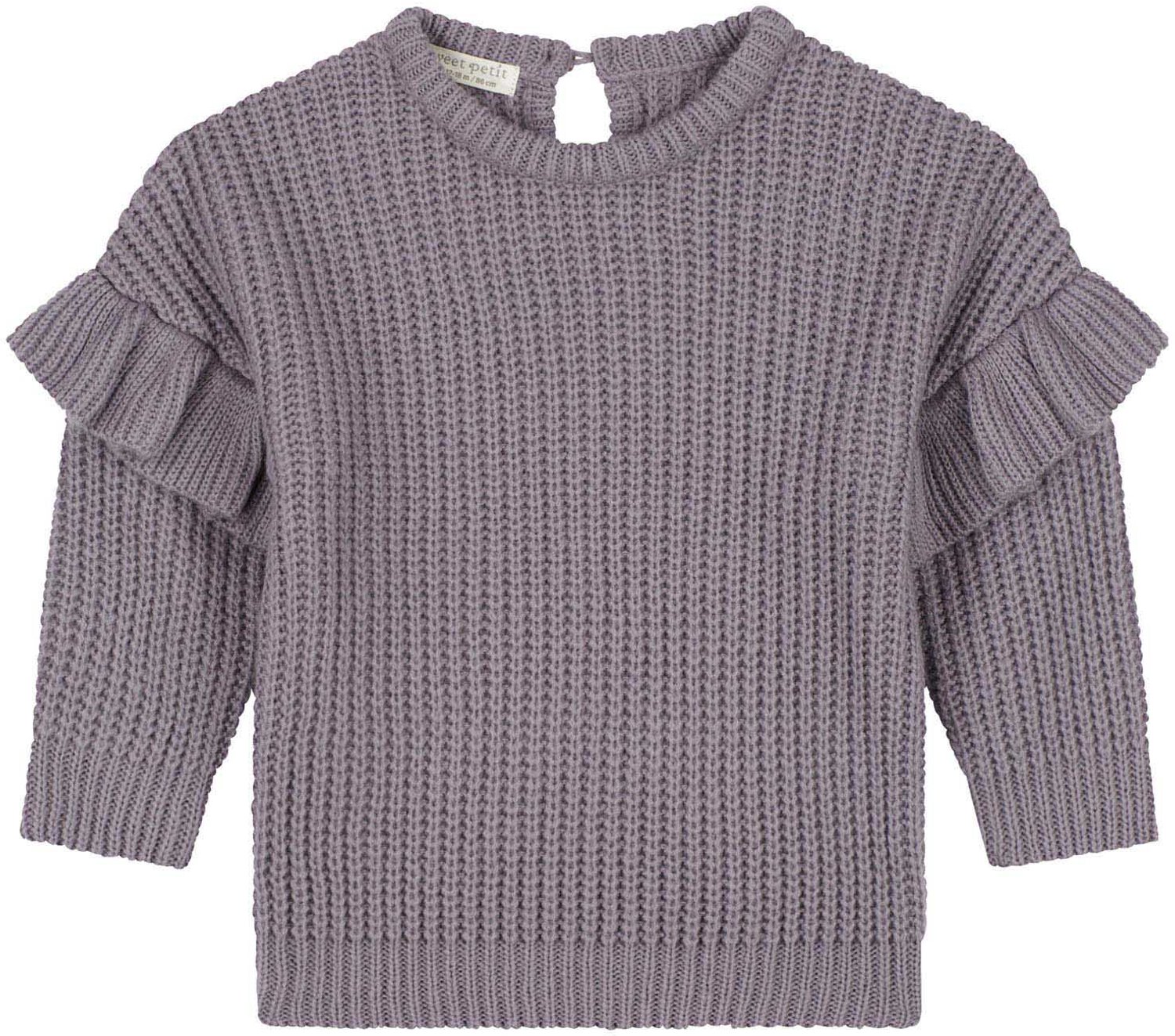 Sweet Petit peuter trui Gina - meisjes - Minimal Gray - Maat 86