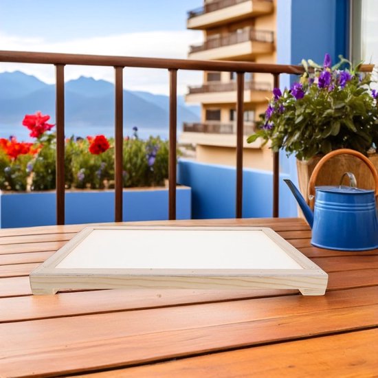2 Stuks Stapbaar Houten Kruiden Droogrek met Afneembaar Net Luchtig Droogrek voor Thee Zaden Planten Stabiel Ruimtebesparend Ontwerp voor Keuken Balkon — afbeelding 2
