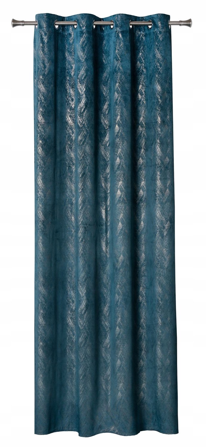 Dubai Gordijn met Gouden Details - 140x260 cm - Zee Groen