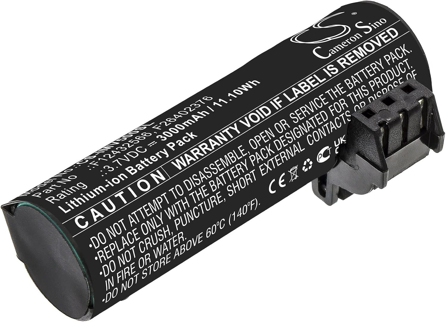 Cameron Sino Battery for Ingenico Move 5000, Move 5000F, Move 5000s PN:Ingenico F12432566, F26402376 3000mAh / 11.10Wh - ShopVlot