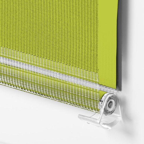 Sonello Duo Rolgordijn Zonder Boren 80x100cm Klemmfix Olijf voor Ramen — afbeelding 4
