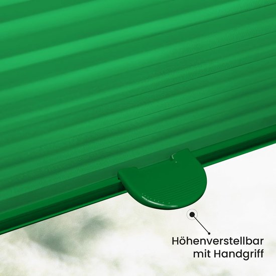 Sonello Plisségordijn Zonder Boren 30x160 cm Plissé Klemmfix Groente — afbeelding 5