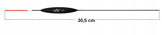 SHARK Balsa Dobber - 3.0g / 30.5cm - Perfect Hunter — afbeelding 2