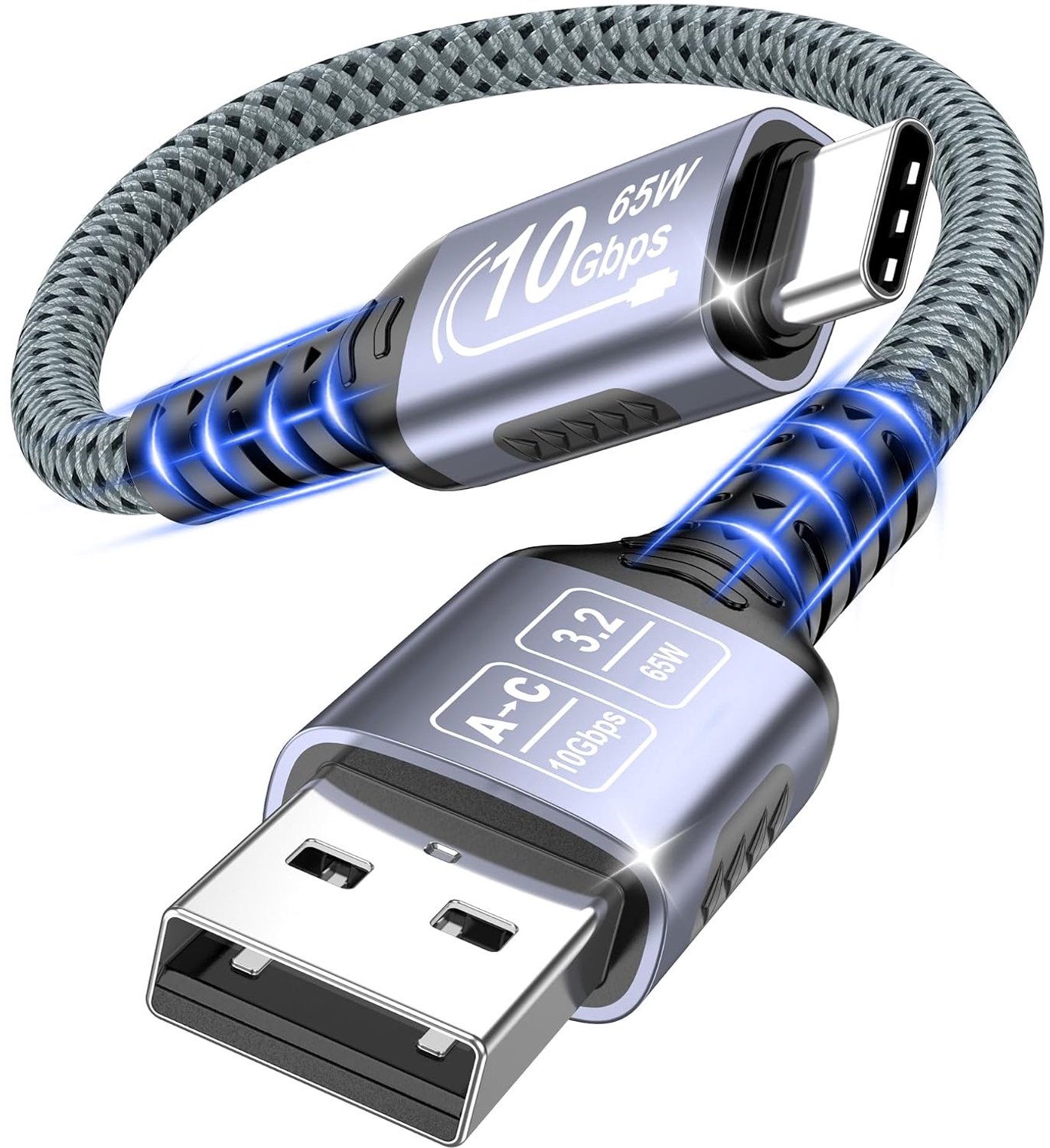 USB A naar USB C Kabel 0.5m 10Gbps Datakabel voor iPhone 17