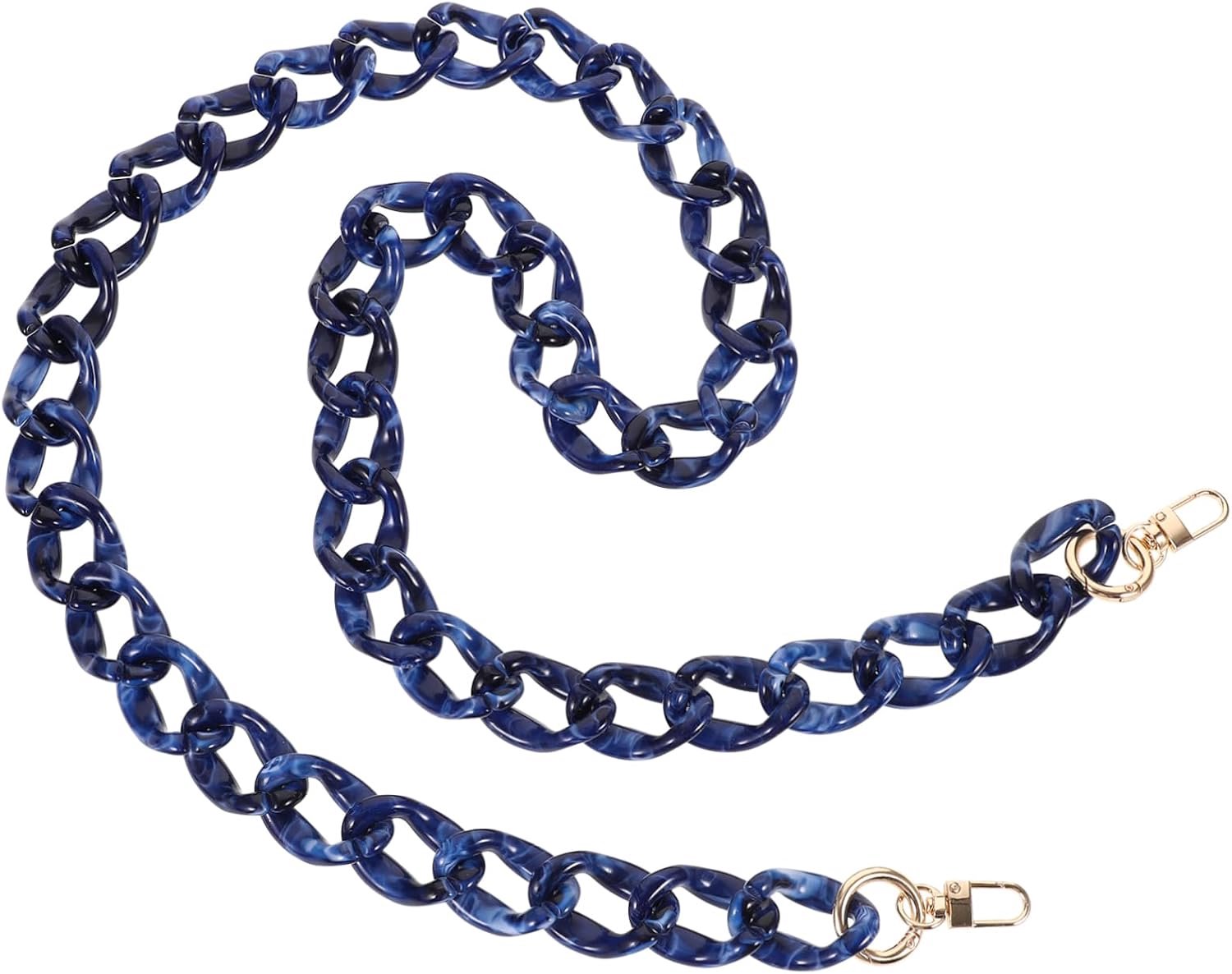Hars Zak Ketting Portemonnee Slot Handtassen Lanyard Handketen Benodigdheden Onderdelen Portemonnee Ketting Tas Riem Sealer Hardware Portemonnee Sluiting De Draagtas Blue Acryl