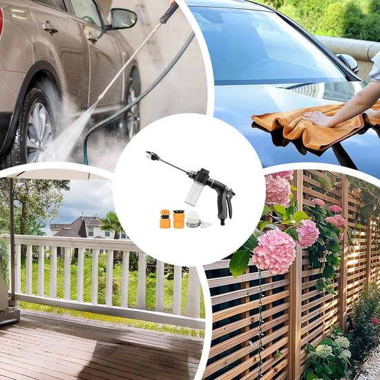 Drukreiniger Accessoires - Multifunctioneel Roterend Ruitenwissergereedschap, Krachtige Reinigingsapparatuur | Outdoor Fence Boot Muren — afbeelding 3