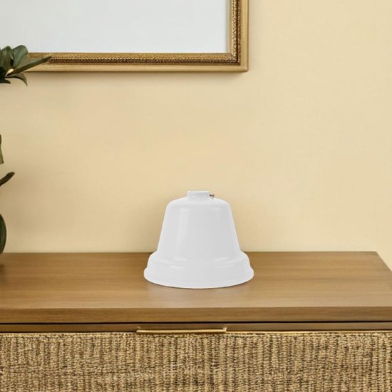 2 Stuks Universele voor Plafondventilator Decoratieve Cap voor Onderkant Eenvoudige Installatie Onderhoud Beschermt tegen Vuil — afbeelding 5