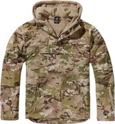 Brandit - Fleece Windbreaker jacket - L - Groen/Creme