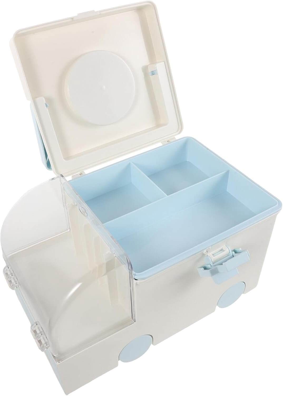 Draagbare Medische Opbergdoos met Handvat Plastic Ehbo-kist met Interne Verdelingen Efficiënte Medicijnorganizer voor Thuisnoodgevallen