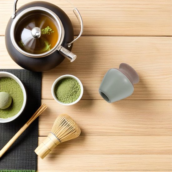 2 Stuks Matcha Thee-Installatie Matcha Chasen Houder Gardehouder Keramische Gardehouder Gardestandaard — afbeelding 2