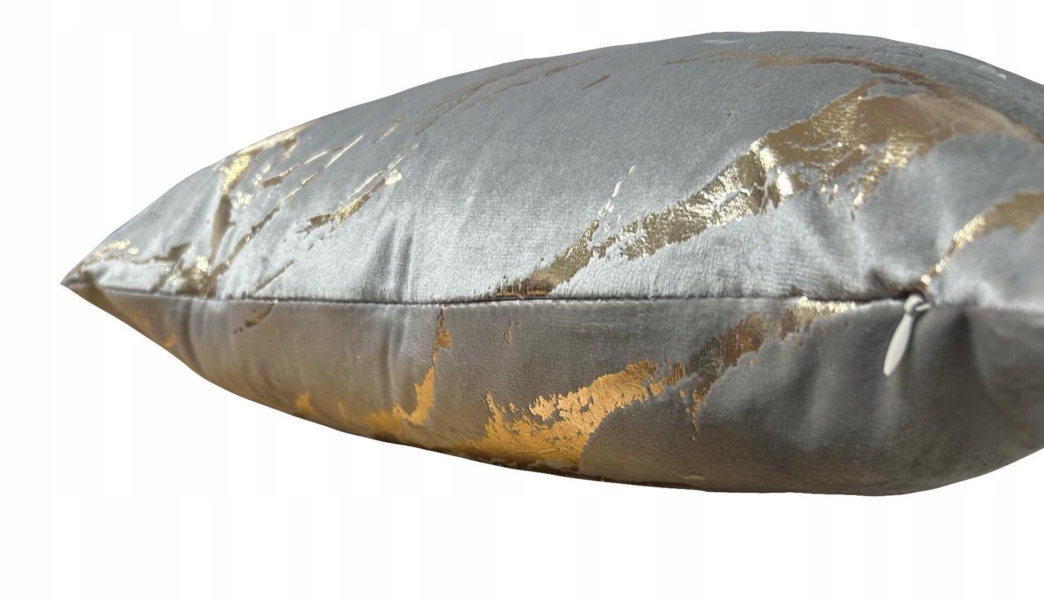 Merkloze Decoratieve Kussensloop 60x60 cm - Zacht Velours met Gouden Print