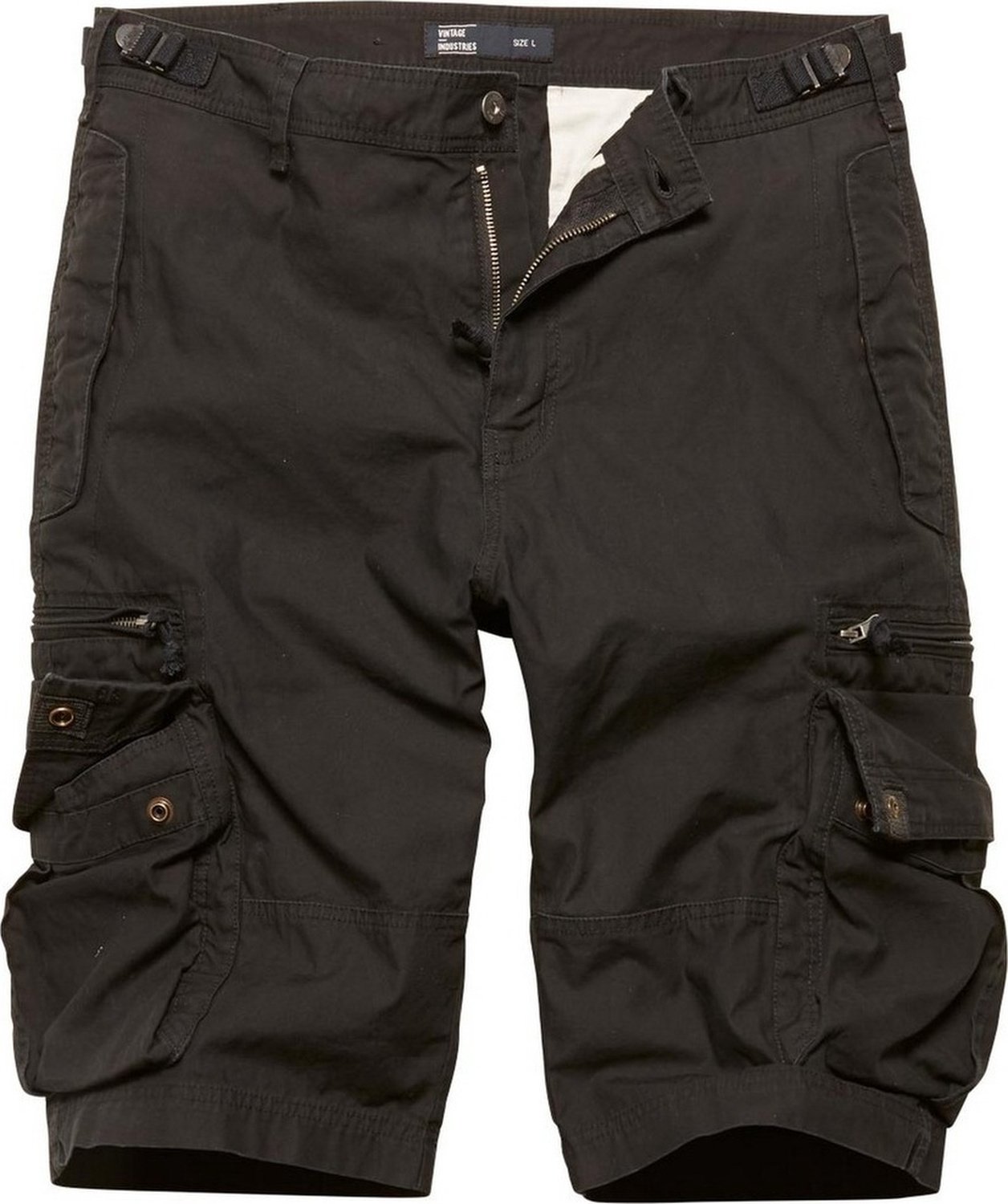 Vintage Industries Gandor Heren Shorts Zwart