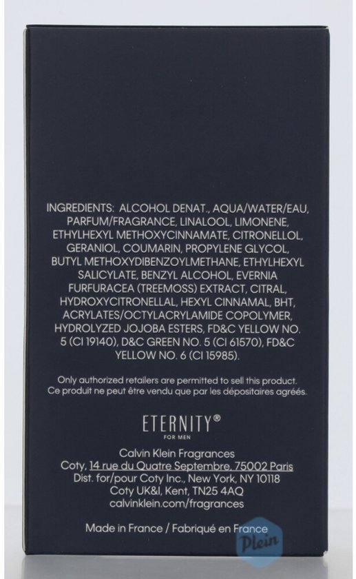 Calvin Klein Eternity 50 ml Eau De Toilette - Herenparfum
