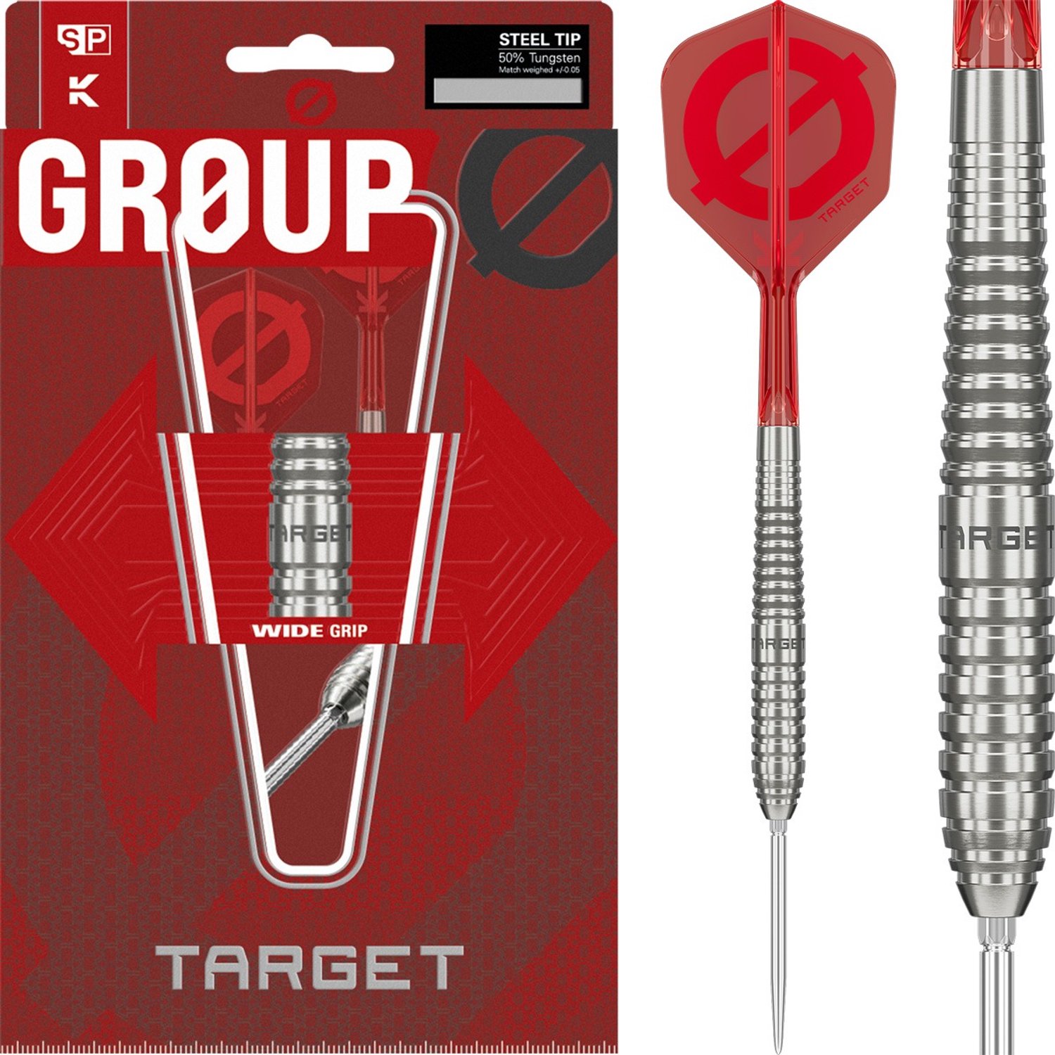 Target Group O 01 Swiss Point 50% - Dartpijlen
