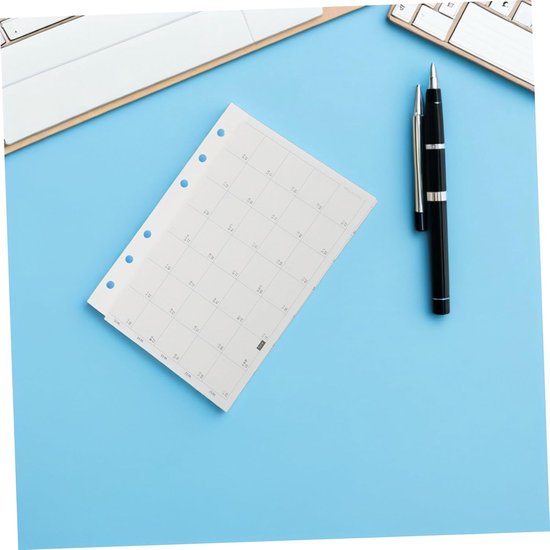 4 Stuks Planner Navulpapier Voudige Kalenderpagina Duurzaam Agenda-inzetstuk voor Persoonlijk Dagelijks Gebruik Zakelijke Planning — afbeelding 3