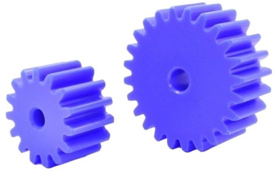 1 STUKS 2-module nylon tandwielen 18T/19T/20T/21T/22T/23T onafgewerkte boring 8 mm kunststof cilindrisch tandwiel voor CNC-apparatuur(2 Module 20T Bore 8mm) — afbeelding 5