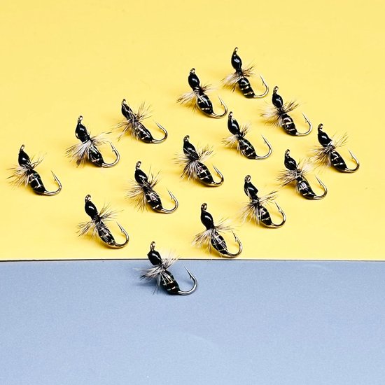 10 stuks handvliegen vissen lure/haken nat vliegen bionica griffiths kunstaas voor forel, bas en zalm voor het vissen in rivieren meren — afbeelding 4