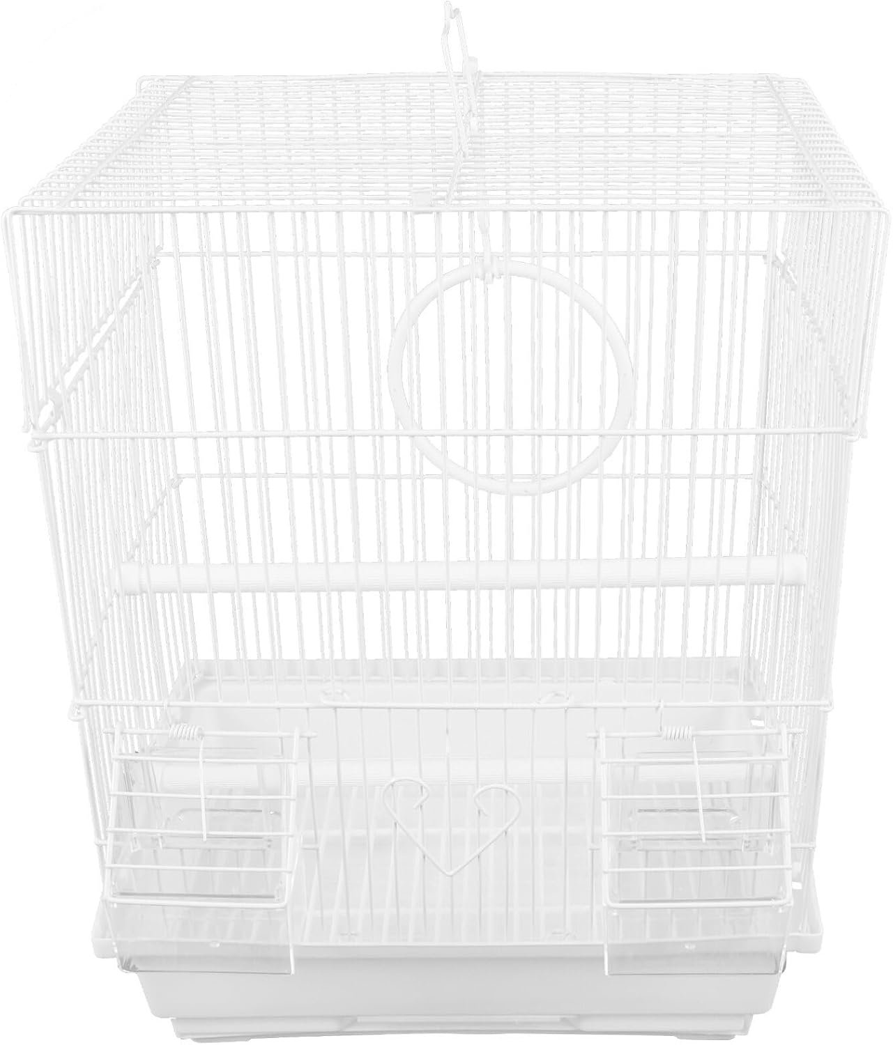 Happyyami 1set Draagbare Vogelkooi Van Metaal Ruime Ademend Parrot Carrier Voor Buiten Voor Reizen Met Huisdieren Duurzaam Ontwerp Van Geschikt Voor Papegaaien Vogels